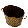 "Bambook" Decorative Oval Cachepot