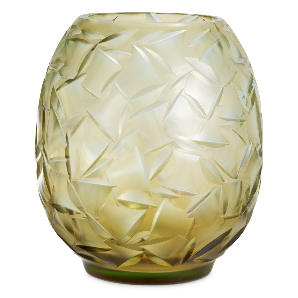 "Foglia" Glass Vase