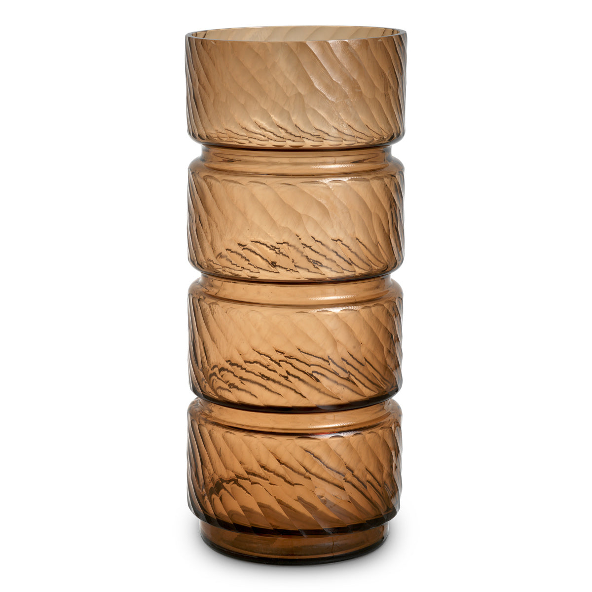 "Ambra Alto" Glass Vase