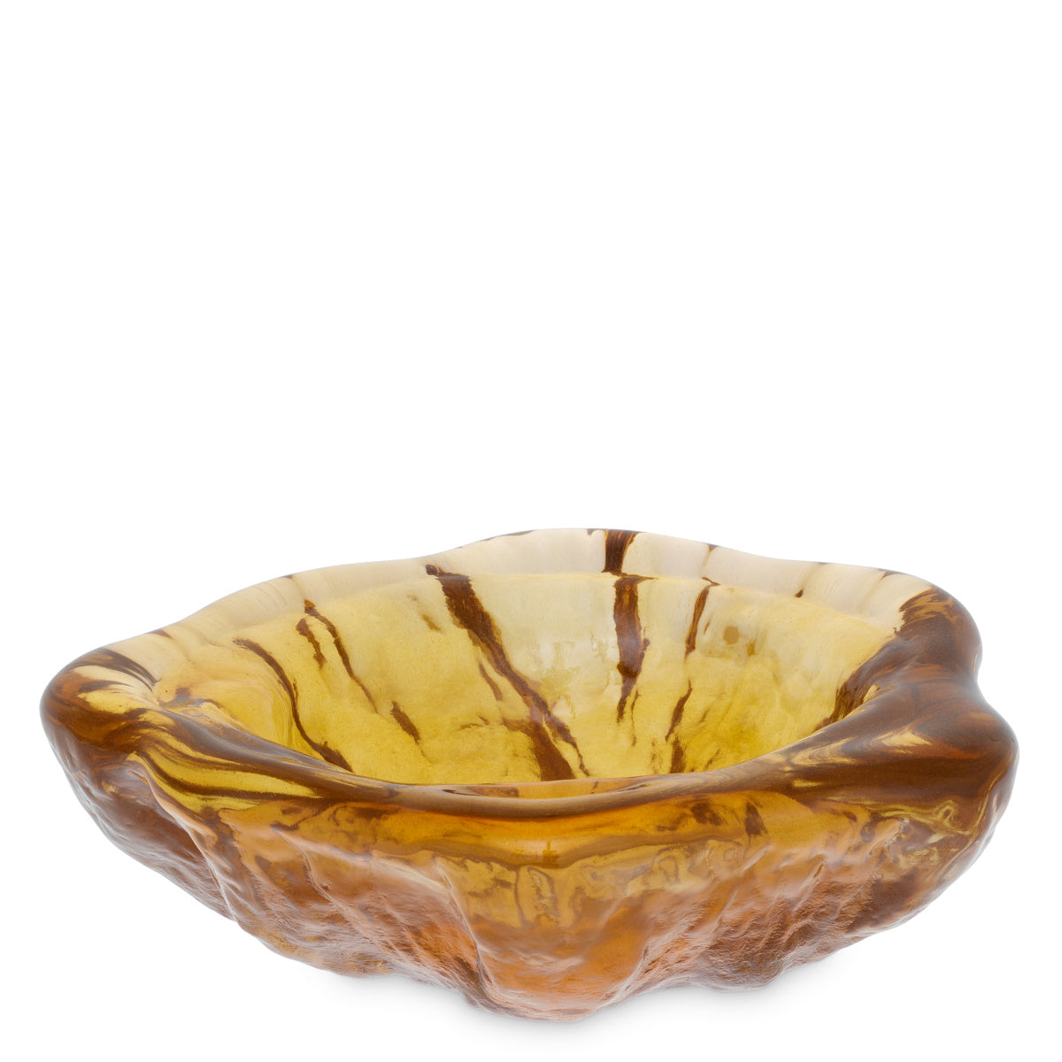 "Ambra Roccia" Glass Bowl