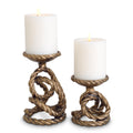 "Corda" Decorative Candle Holders — Set of 2