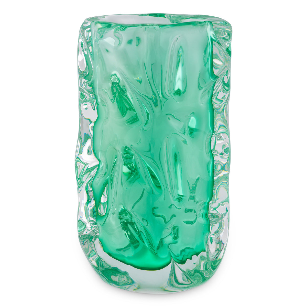 "Smeraldo" Glass Vase