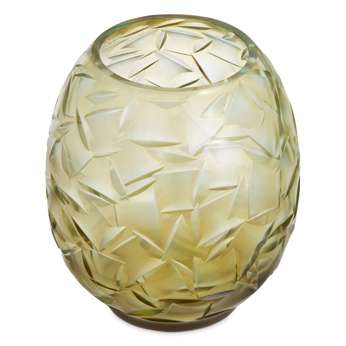 "Foglia" Glass Vase