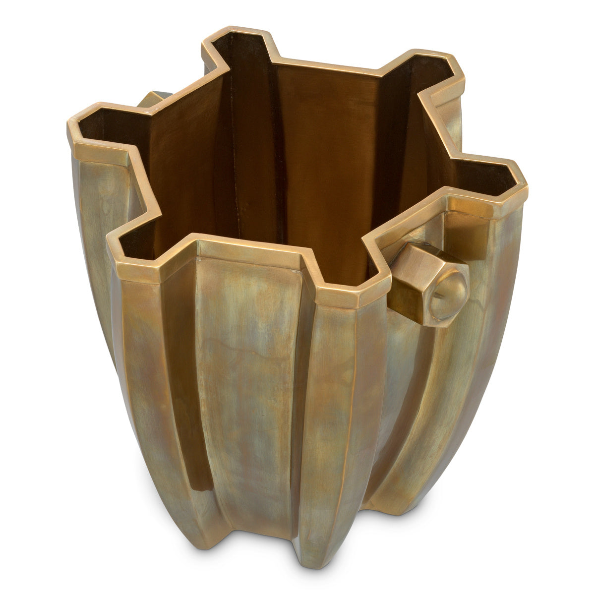 "Ottone Astra" Decorative Cachepot