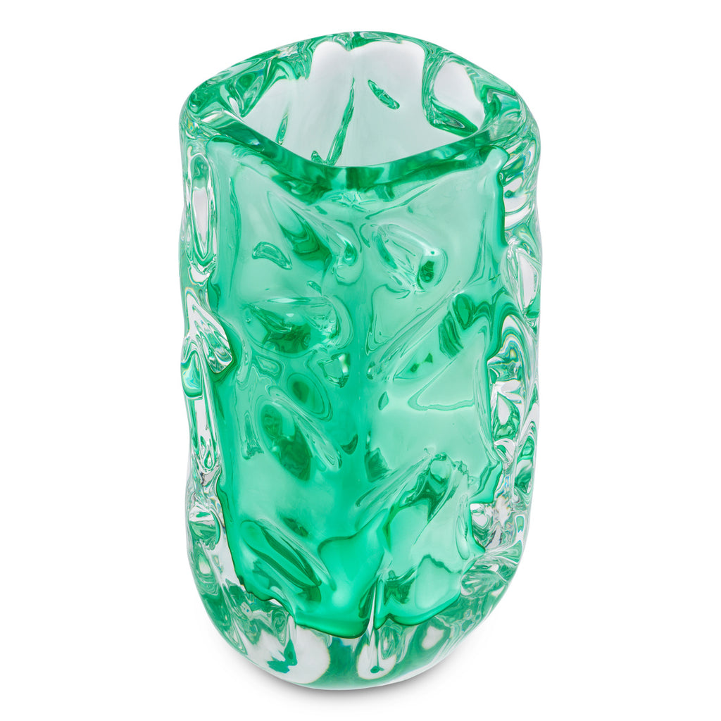 "Smeraldo" Glass Vase