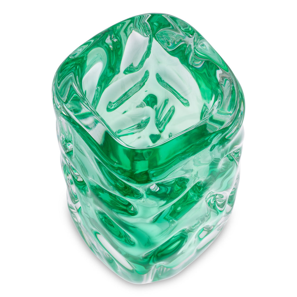 "Smeraldo" Glass Vase