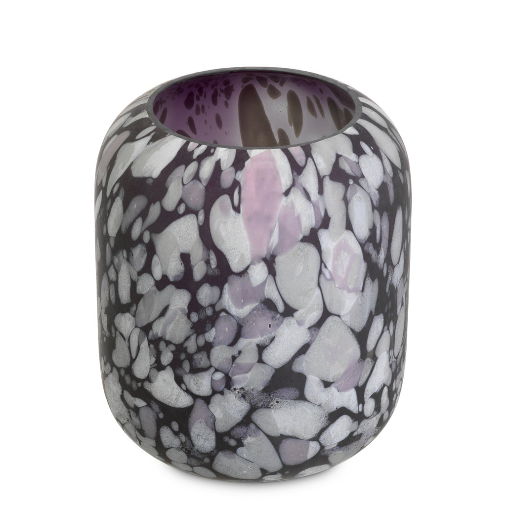 "Cosmo Lilla" Glass Vase