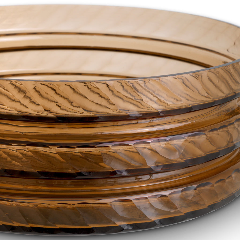 "Ambra Conca" Glass Bowl