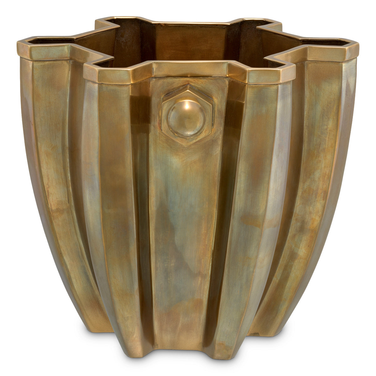"Ottone Astra" Decorative Cachepot