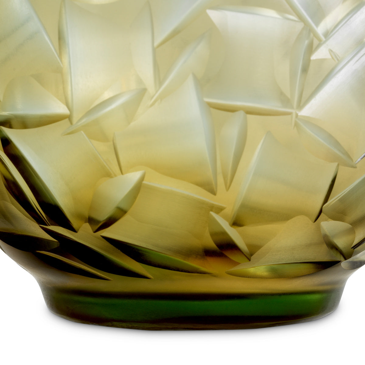 "Foglia" Glass Vase