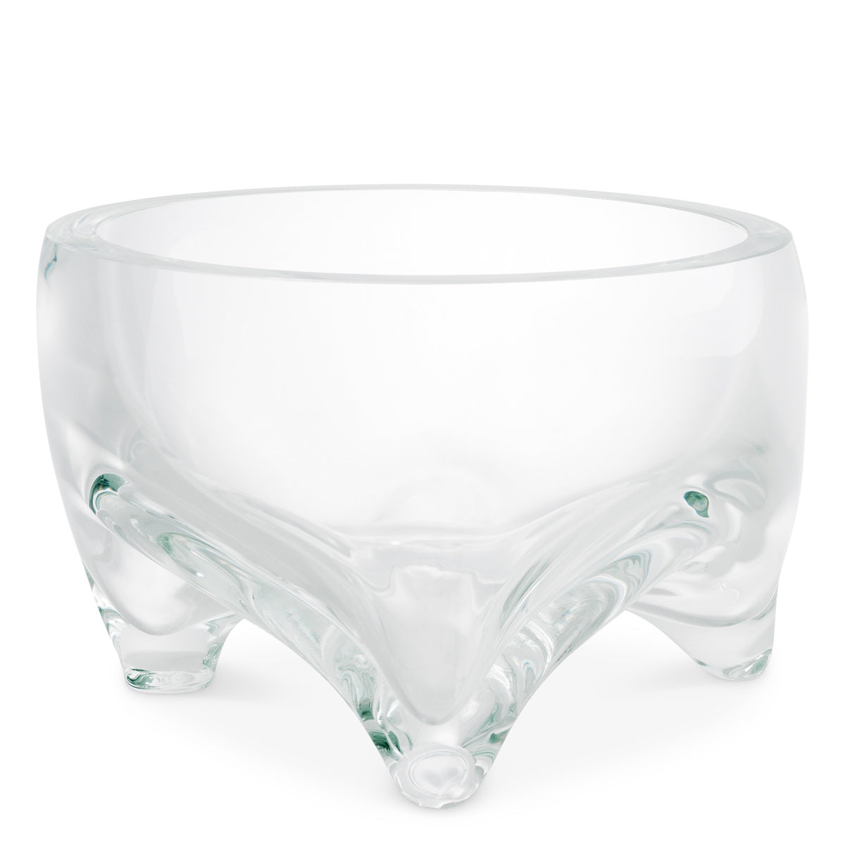 "Onda Cristallo" Glass Bowl