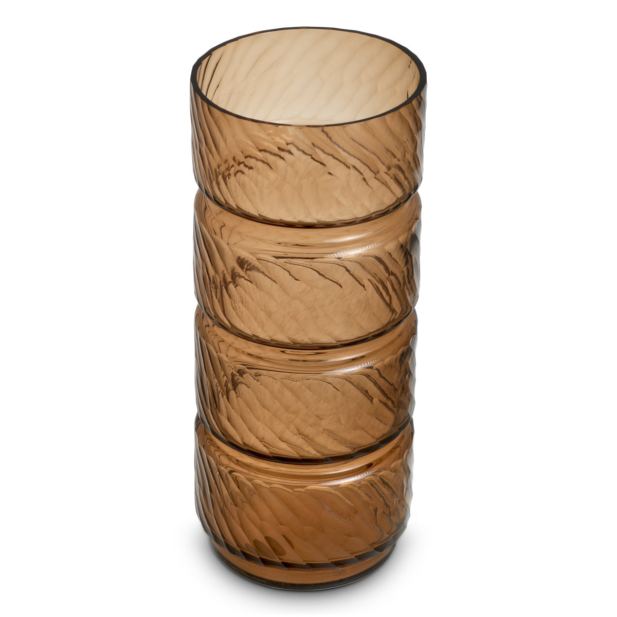 "Ambra Alto" Glass Vase