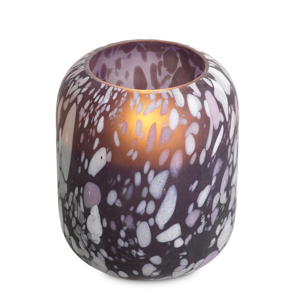 "Cosmo Lilla" Glass Vase