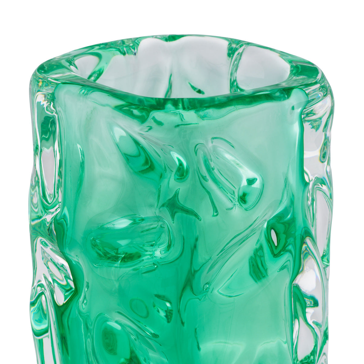 "Smeraldo" Glass Vase